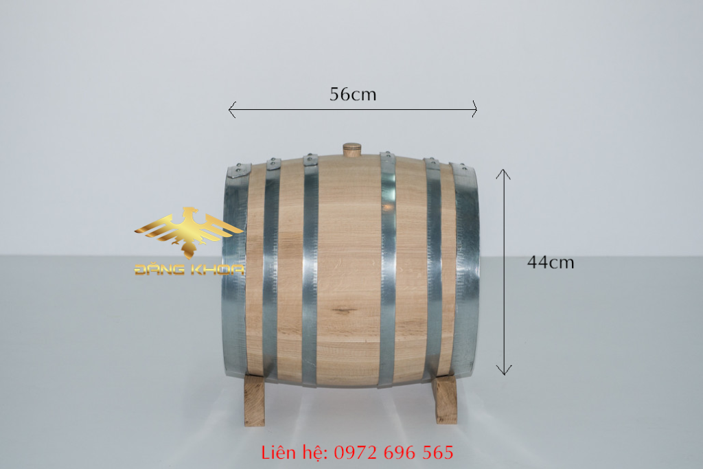 Kích thước thùng gỗ sồi