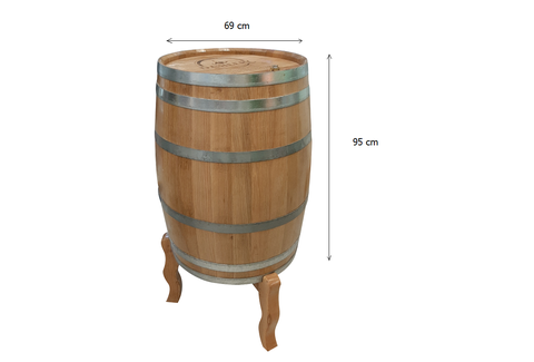 Thùng ủ rượu gỗ sồi 300L dáng đứng có gì đặc biệt?