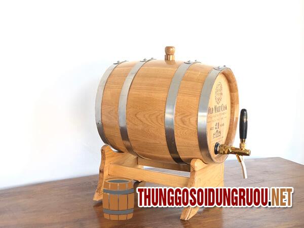 Thùng gỗ sồi 10L Thùng gỗ sồi 10L